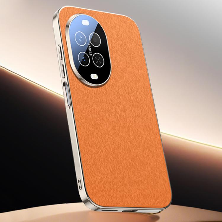 For Huawei nova 15 Premium Vegan Leather Skin Feel Cooling Phone Case
