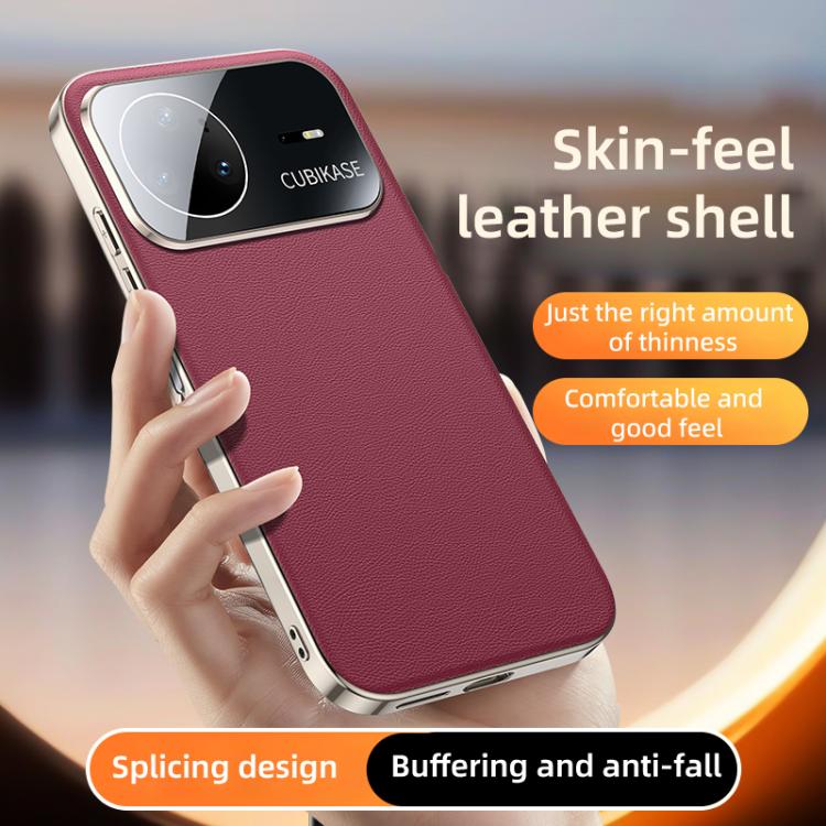 For Huawei nova 15 Pro Premium Vegan Leather Skin Feel Cooling Phone Case