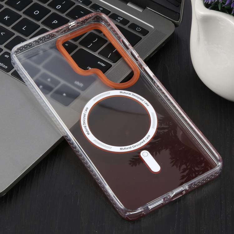 For Samsung Galaxy S26 Ultra 5G Mutural Ice Series MagSafe Gradient Matte PC Hybrid TPU Phone Case