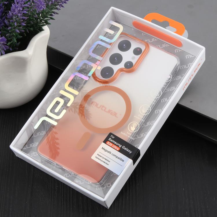 For Samsung Galaxy S26 Ultra 5G Mutural Ice Series MagSafe Gradient Matte PC Hybrid TPU Phone Case