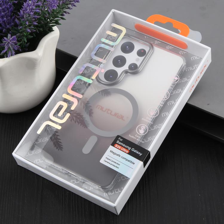For Samsung Galaxy S26 Ultra 5G Mutural Ice Series MagSafe Gradient Matte PC Hybrid TPU Phone Case