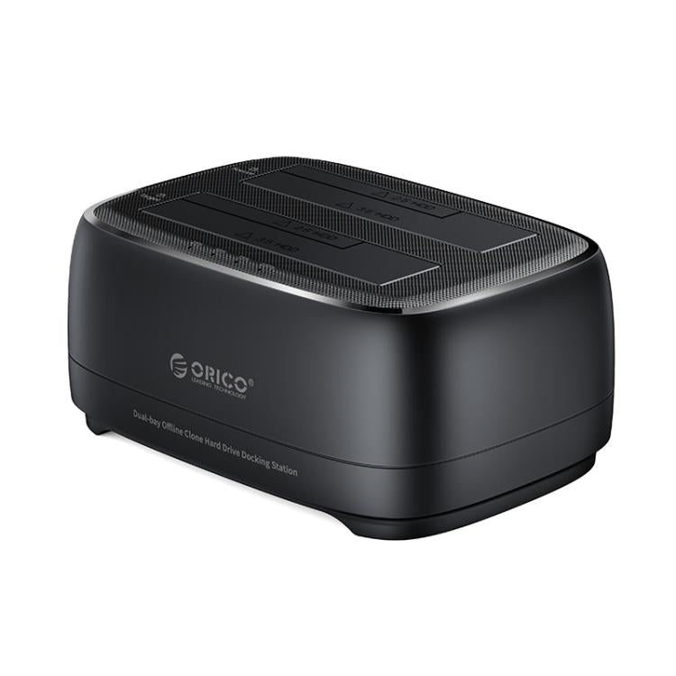 ORICO DD28C3-C 2.5 / 3.5 inch HDD / SSD Type-C to SATA 2 Bay Drive Docking Station, EU Plug - Black