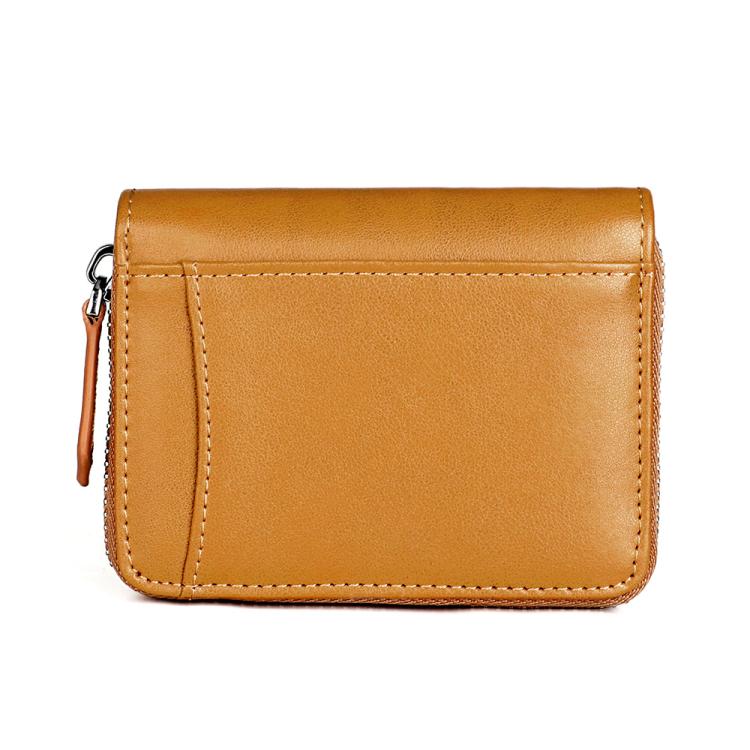 KB228 RFID Genuine Leather Zipper Storage Bag