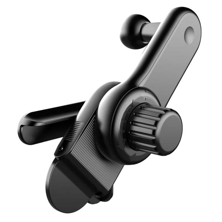 Car Display Screen Extension Rod Phone Holder Base - Black