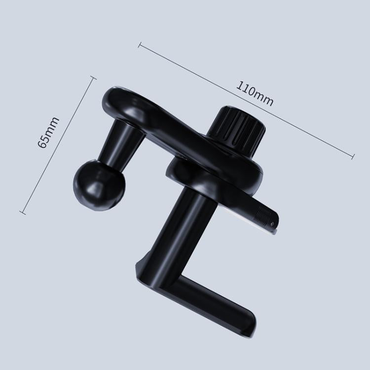 Car Display Screen Extension Rod Phone Holder Base - Black