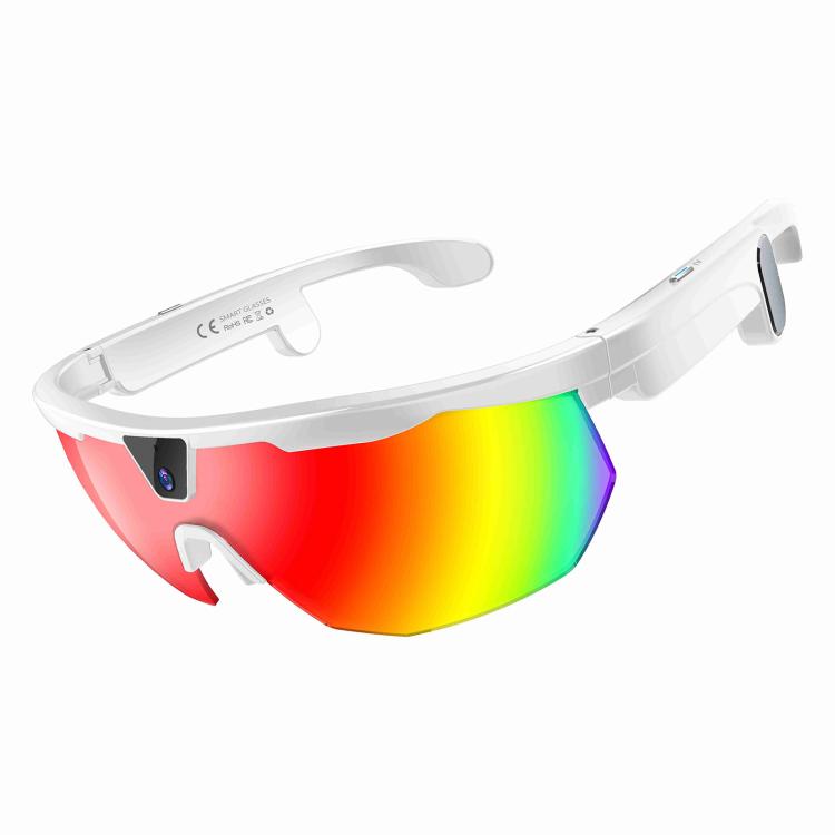 W640 8MP Cycling Smart AI Sports Glasses, Six-axis Image Stabilization, Wi-Fi, Touch Control, Dual Mic Noise Reduction, AI Translation