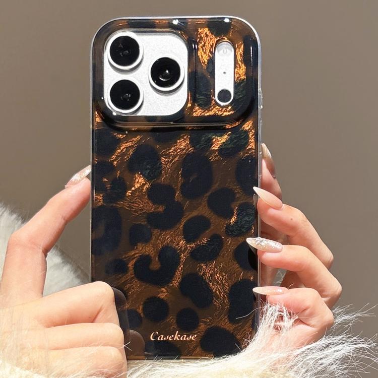 For iPhone 17 Pro Max Premium Brown Leopard Print TPU Phone Case