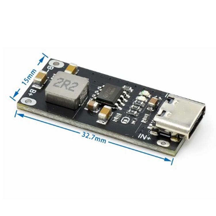IP2312 Type-C Polymer Ternary Lithium Battery Fast Charging Board 3A 5V to 4.2V 4.35V