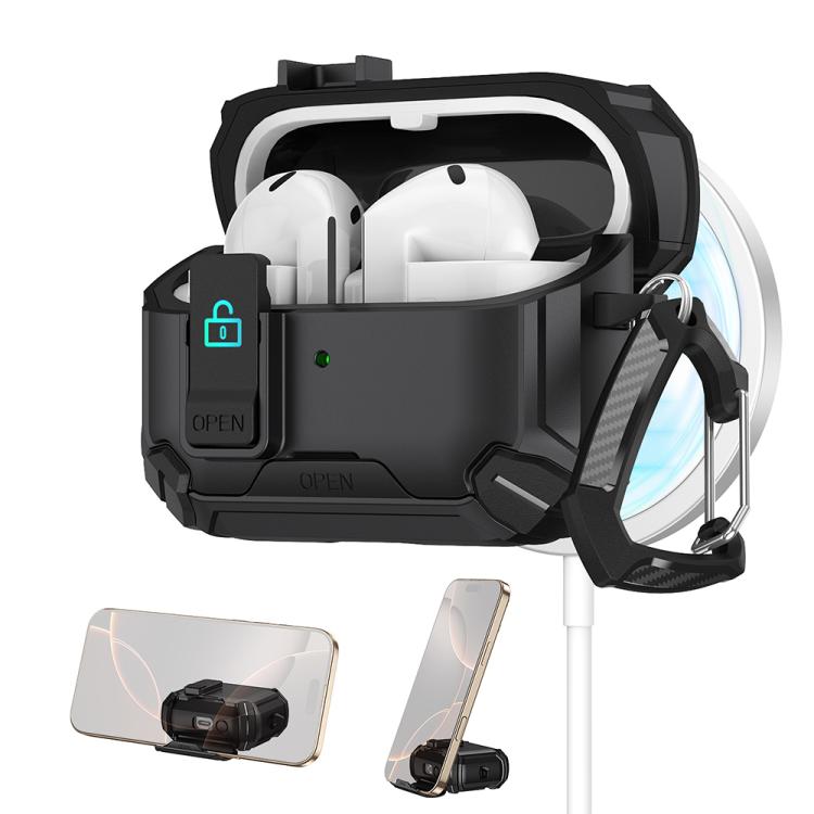 For Samsung Galaxy Buds3 / 3 Pro / 3 FE XDcase Multi-functional Magnetic Earbuds Case with Invisible Holder
