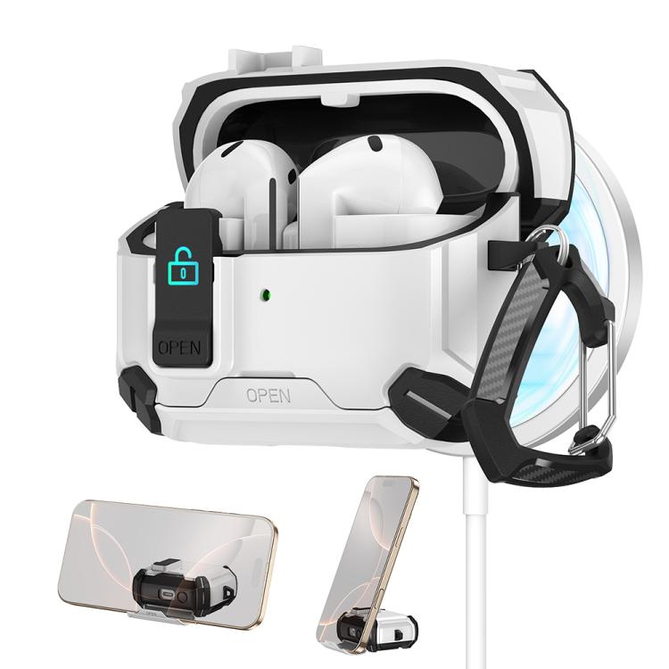 For Samsung Galaxy Buds3 / 3 Pro / 3 FE XDcase Multi-functional Magnetic Earbuds Case with Invisible Holder