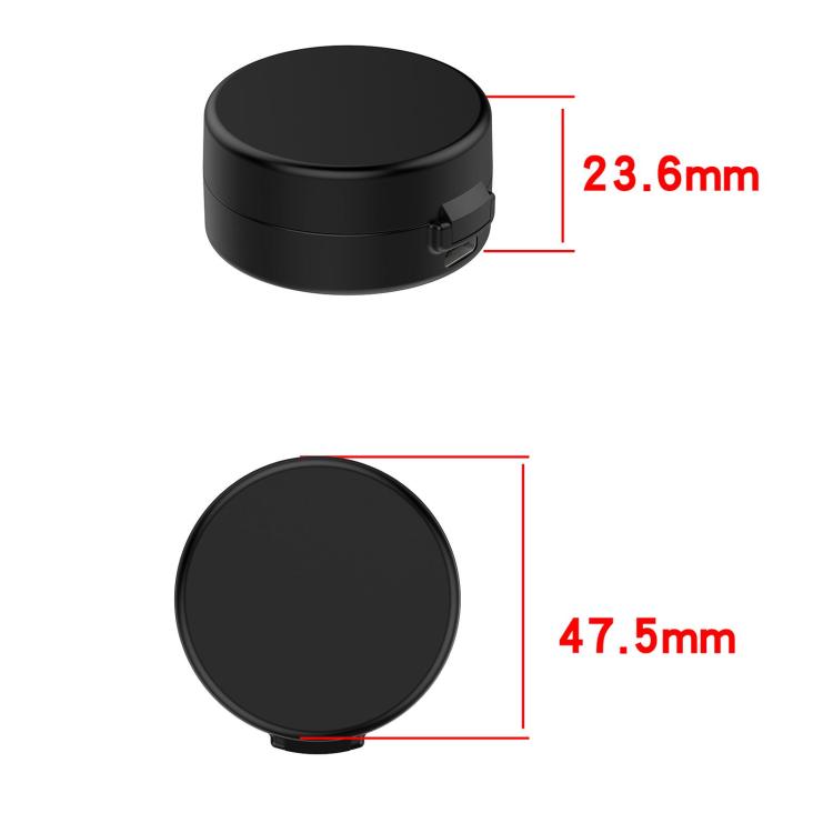 For OURA Ring Gen3 Ring Smart Ring Charging Box Cradle Dock, Model:Size 7 - Black