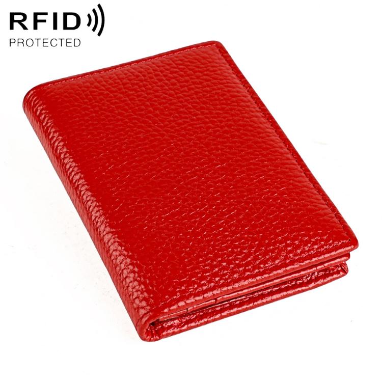 KB150 RFID Anti-theft Genuine Leather Business Card Bag