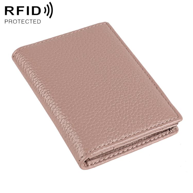 KB150 RFID Anti-theft Genuine Leather Business Card Bag