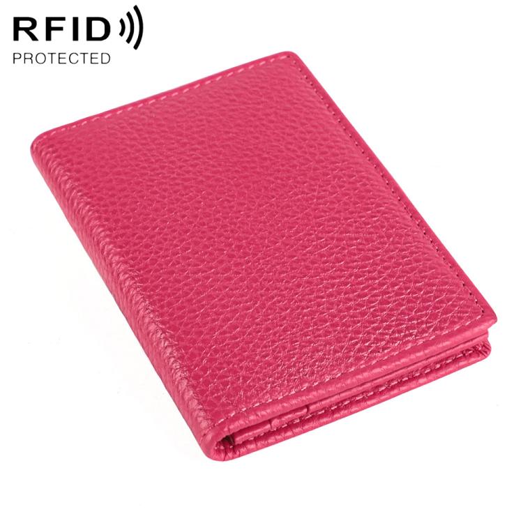 KB150 RFID Anti-theft Genuine Leather Business Card Bag