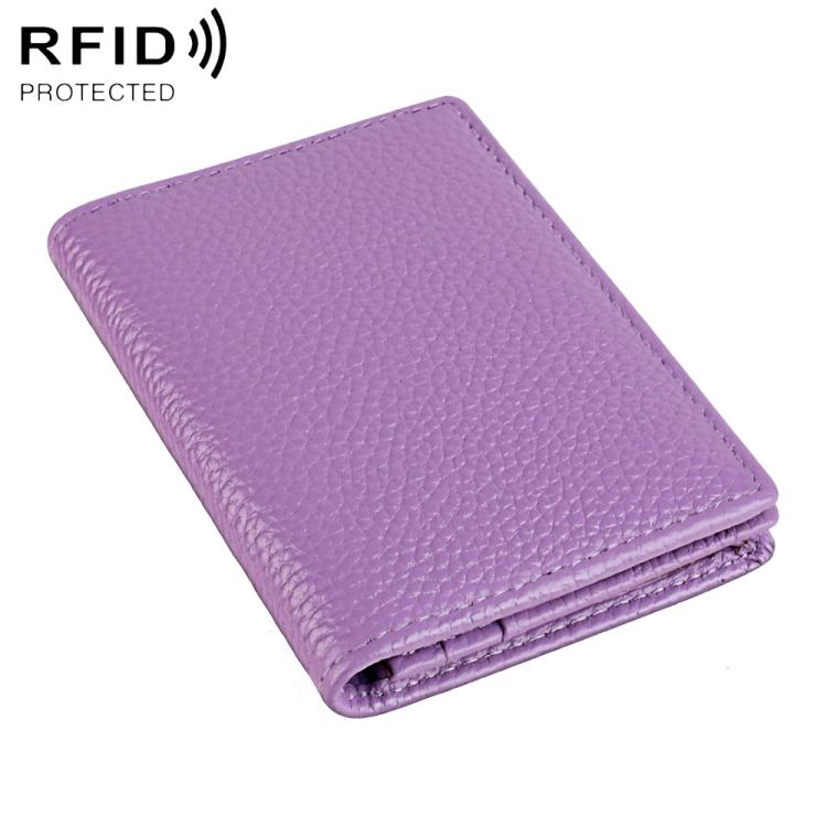 KB150 RFID Anti-theft Genuine Leather Business Card Bag