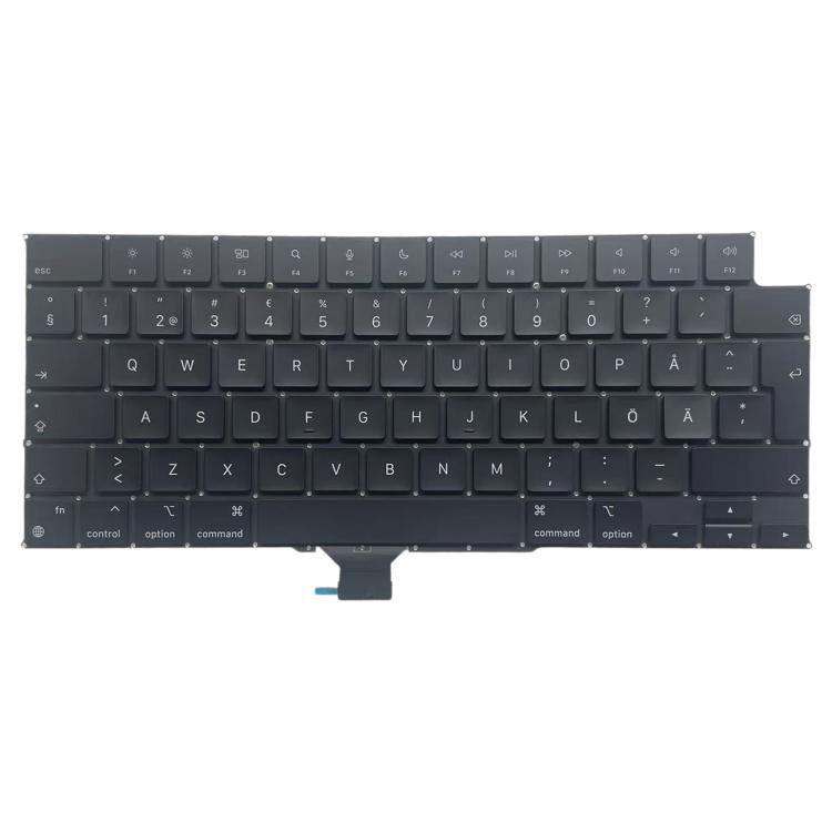 For MacBook Pro 14.2 A3185 UK Big Enter Version Sweden Keyboard