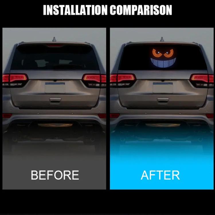 Devil Eye Car LED Display Decorative Lights