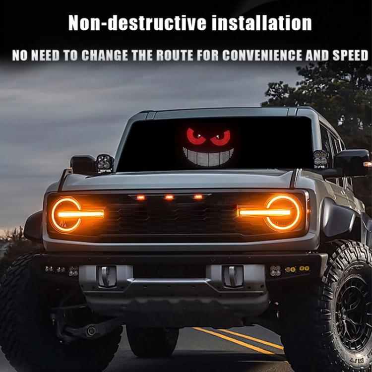 Devil Eye Car LED Display Decorative Lights