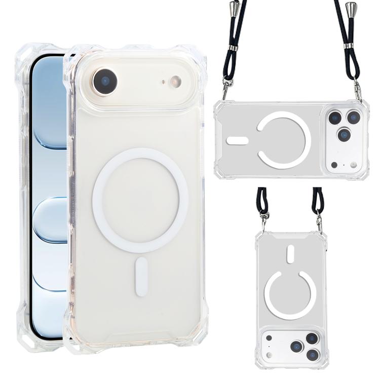 For iPhone Air XDcase Four-Corner Hole Shockproof Magnetic Phone Case, Lanyard Not Included