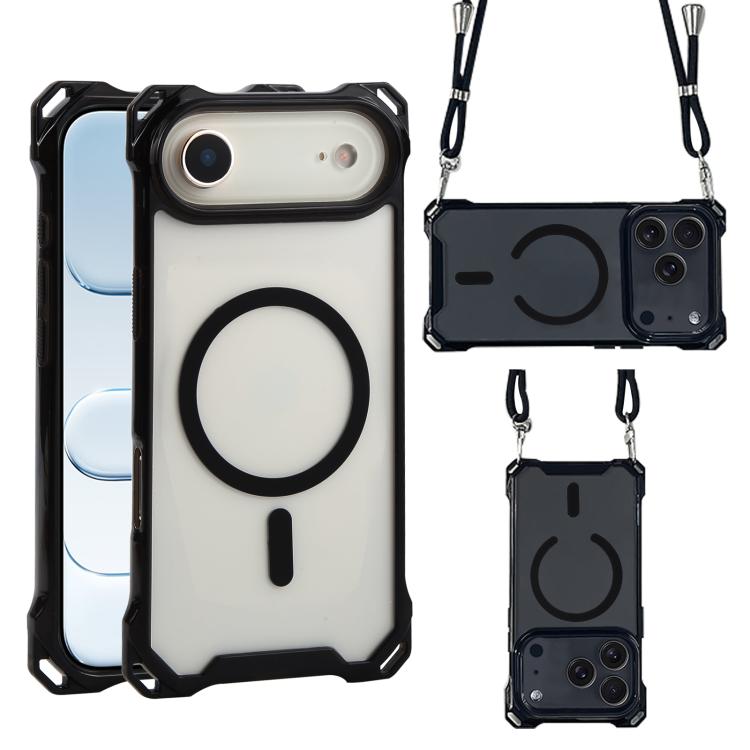 For iPhone Air XDcase Four-Corner Hole Shockproof Magnetic Phone Case, Lanyard Not Included