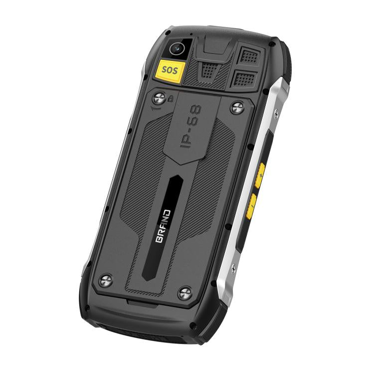 HP289 4G IP68 Rugged Phone, 2.8 inch, 4500mAh Battery, Network: 4G, BT, FM, SOS, Torch, Plug:EU Plug - Black