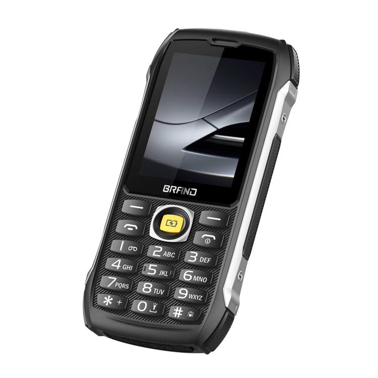 HP289 4G IP68 Rugged Phone, 2.8 inch, 4500mAh Battery, Network: 4G, BT, FM, SOS, Torch, Plug:UK Plug - Black