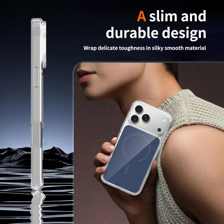 For iPhone 17 Pro Max Colorful Hard PC Hybrid Soft TPU Magnetic Phone Case