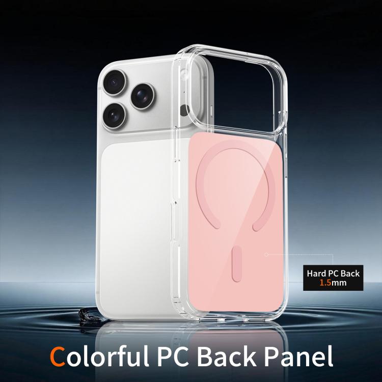 For iPhone 17 Pro Colorful Hard PC Hybrid Soft TPU Magnetic Phone Case