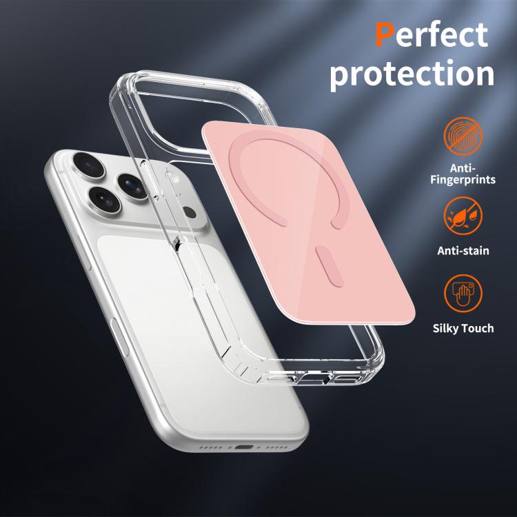 For iPhone 17 Pro Colorful Hard PC Hybrid Soft TPU Magnetic Phone Case