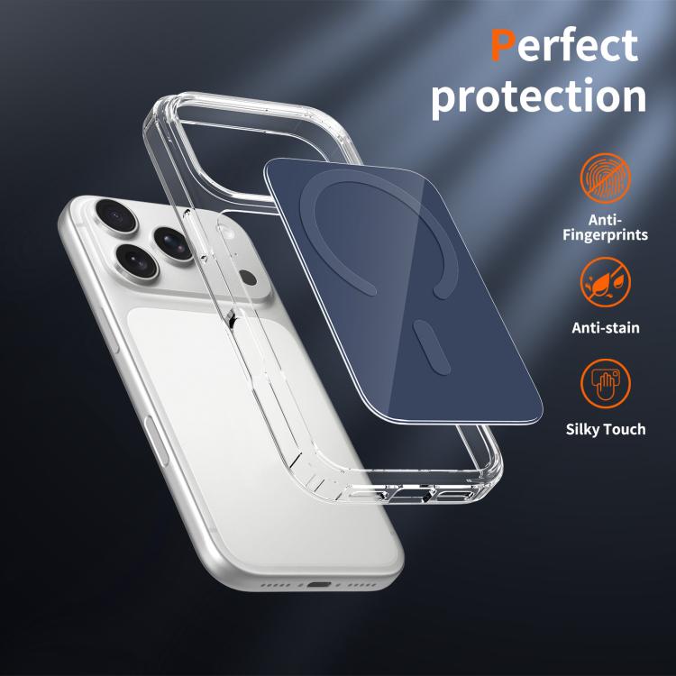 For iPhone 17 Pro Colorful Hard PC Hybrid Soft TPU Magnetic Phone Case