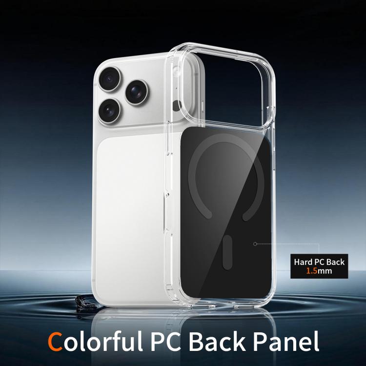 For iPhone 17 Pro Colorful Hard PC Hybrid Soft TPU Magnetic Phone Case