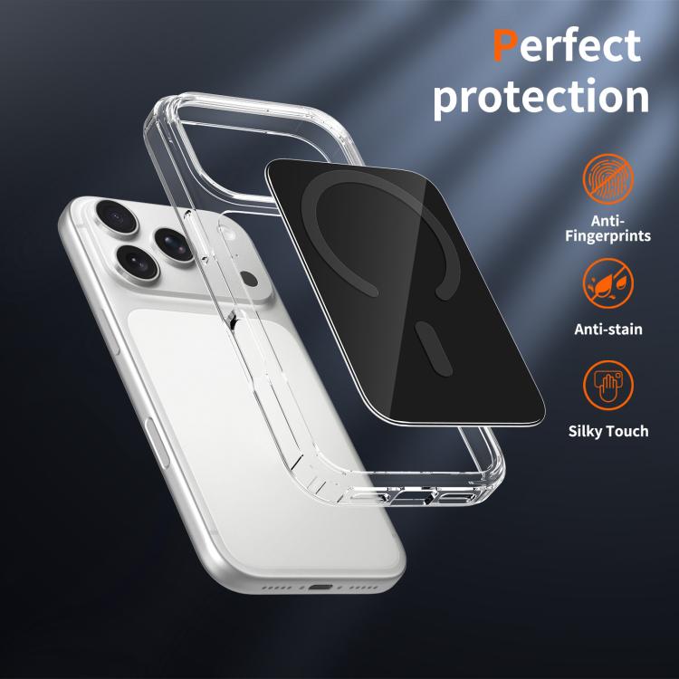 For iPhone 17 Pro Colorful Hard PC Hybrid Soft TPU Magnetic Phone Case
