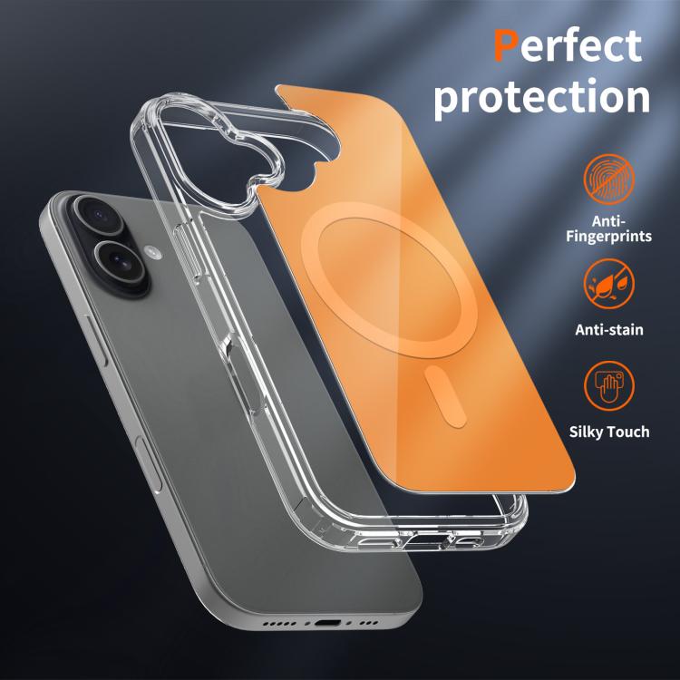 For iPhone 17 Colorful Hard PC Hybrid Soft TPU Magnetic Phone Case
