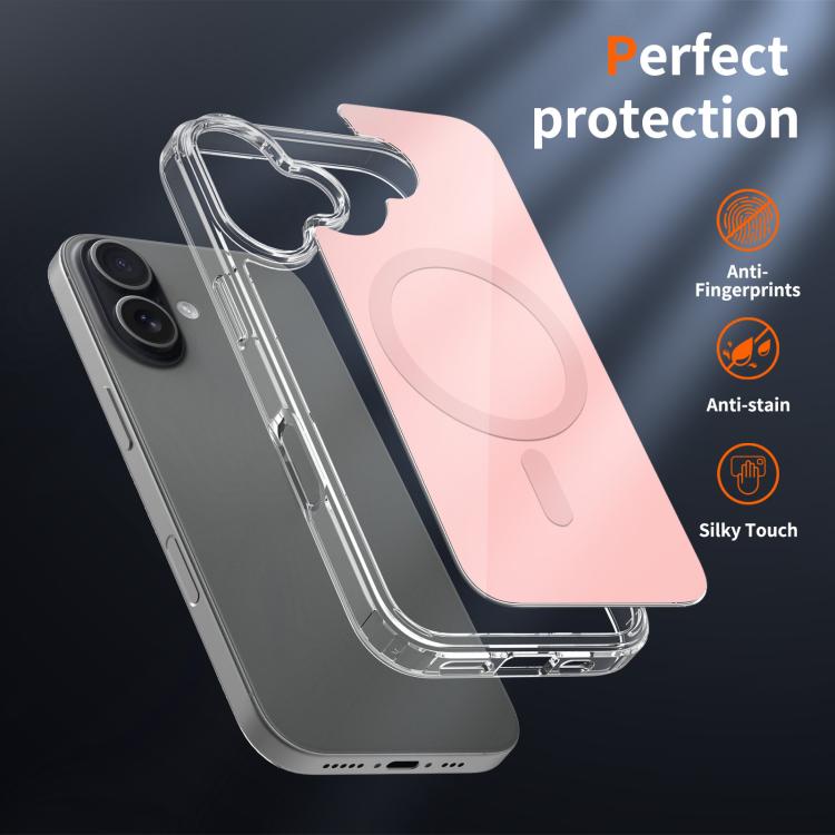 For iPhone 17 Colorful Hard PC Hybrid Soft TPU Magnetic Phone Case