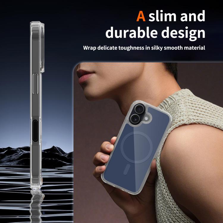 For iPhone 17 Colorful Hard PC Hybrid Soft TPU Magnetic Phone Case