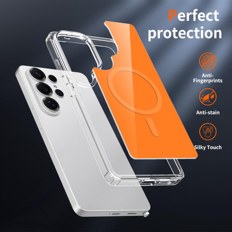 For Samsung Galaxy S26 Ultra 5G Colorful Hard PC Hybrid Soft TPU Magnetic Phone Case