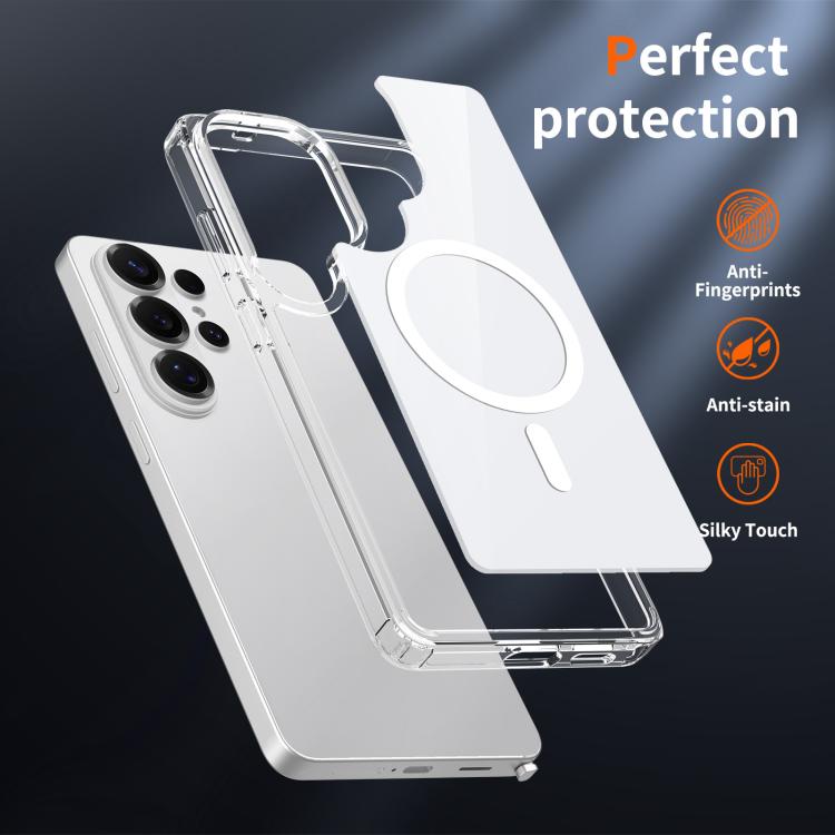 For Samsung Galaxy S26 Ultra 5G Colorful Hard PC Hybrid Soft TPU Magnetic Phone Case