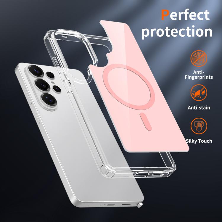 For Samsung Galaxy S26 Ultra 5G Colorful Hard PC Hybrid Soft TPU Magnetic Phone Case