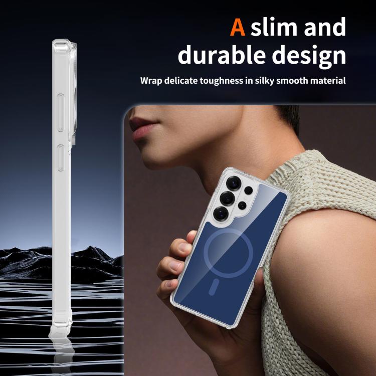 For Samsung Galaxy S26 Ultra 5G Colorful Hard PC Hybrid Soft TPU Magnetic Phone Case