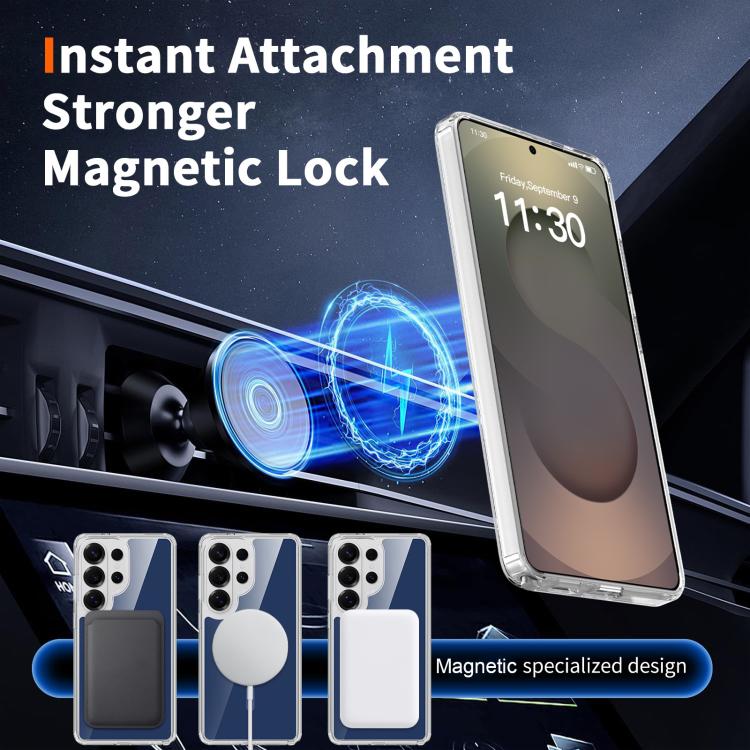 For Samsung Galaxy S26 Ultra 5G Colorful Hard PC Hybrid Soft TPU Magnetic Phone Case