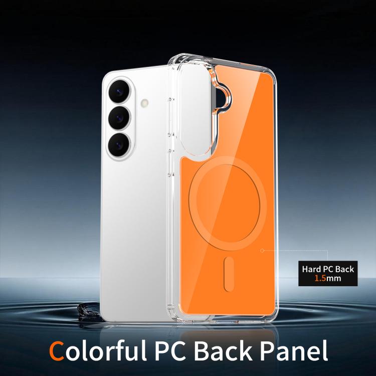For Samsung Galaxy S26 5G Colorful Hard PC Hybrid Soft TPU Magnetic Phone Case