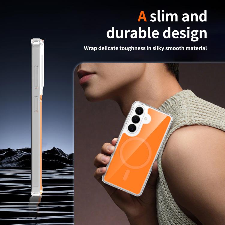 For Samsung Galaxy S26 5G Colorful Hard PC Hybrid Soft TPU Magnetic Phone Case
