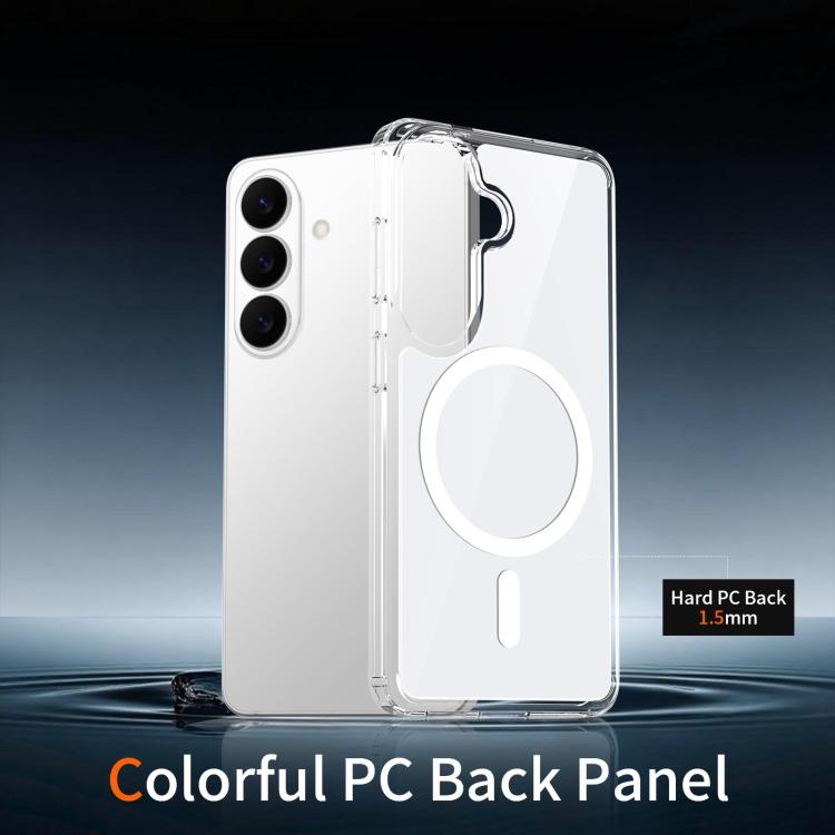 For Samsung Galaxy S26 5G Colorful Hard PC Hybrid Soft TPU Magnetic Phone Case