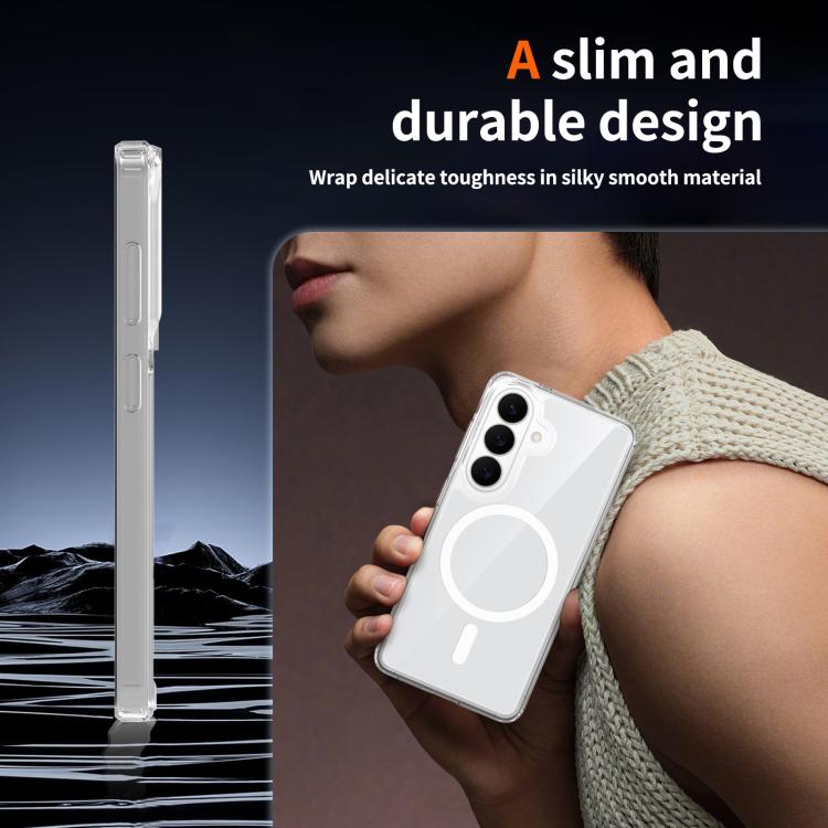 For Samsung Galaxy S26 5G Colorful Hard PC Hybrid Soft TPU Magnetic Phone Case