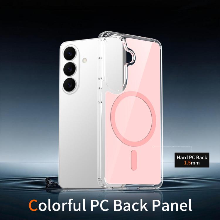 For Samsung Galaxy S26 5G Colorful Hard PC Hybrid Soft TPU Magnetic Phone Case