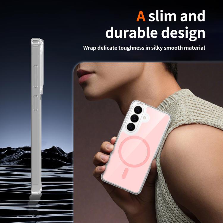 For Samsung Galaxy S26 5G Colorful Hard PC Hybrid Soft TPU Magnetic Phone Case