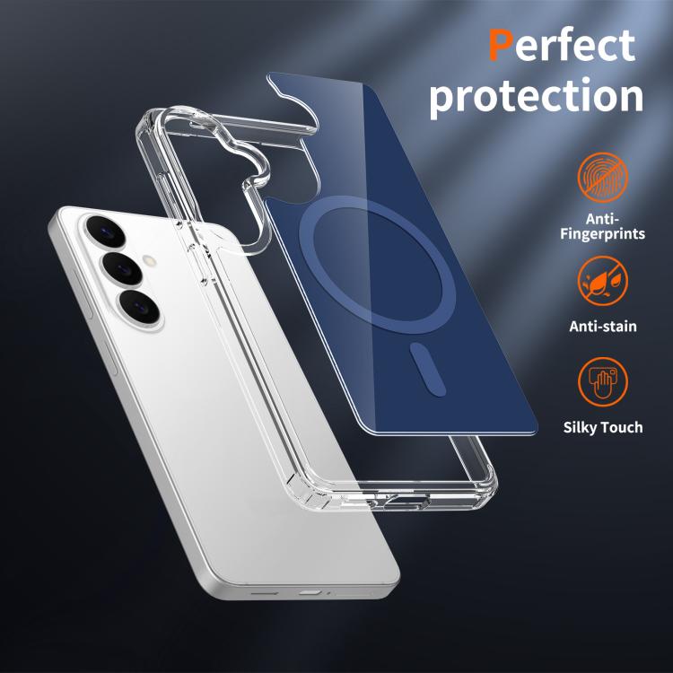 For Samsung Galaxy S26 5G Colorful Hard PC Hybrid Soft TPU Magnetic Phone Case