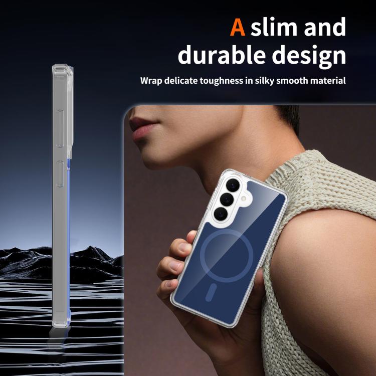 For Samsung Galaxy S26 5G Colorful Hard PC Hybrid Soft TPU Magnetic Phone Case