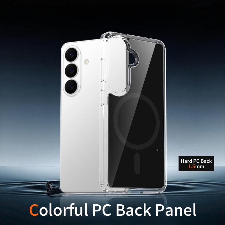 For Samsung Galaxy S26 5G Colorful Hard PC Hybrid Soft TPU Magnetic Phone Case
