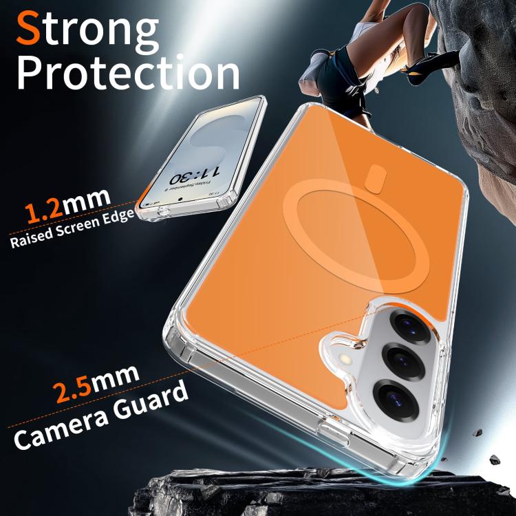 For Samsung Galaxy S26+ 5G / S25+ 5G Colorful Hard PC Hybrid Soft TPU Magnetic Phone Case